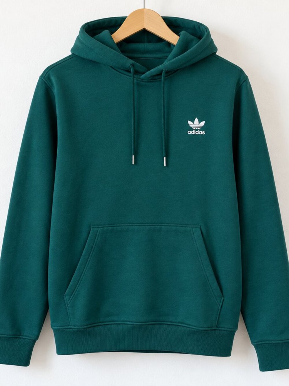 adidas Originals Trefoil Essentials Hoodie Men’s XL Aurora Ivy NWT